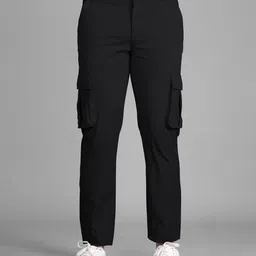 The Pant Project Men Stylish Slim Fit Mid-Rise Soft-Stretch-Comfort Cargo Trousers-picture-28
