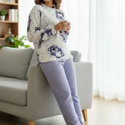 BAESD Women Printed Night suit image 5