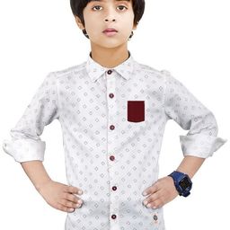 MADE IN THE SHADE Unisex Kids Polka Dot Printed Casual Shirt-picture-26