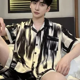 StyleCast Printed Shirt With Shorts Nightsuits-image-70