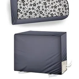The Furnishing Tree Split AC Cover Set of Indoor & Outdoor Unit Used for 1 Ton Bluestar EBTU Floral-picture-27