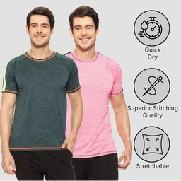 TQH Men Slim Fit T-shirt image 4