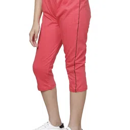 BAESD Girls Pack Of 4 Cotton Solid Capris image 2