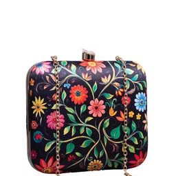 ARTKLIM Printed Box Clutch image 2