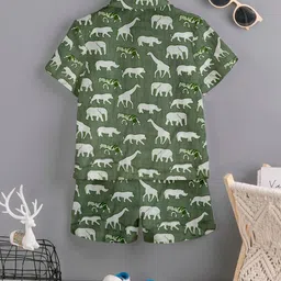 OMPAX Boys Printed Shirt with Shorts image 5