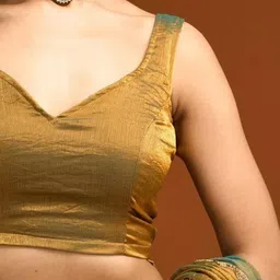 Moda Rapido Mustard Tissue Tussar Sarees image 5