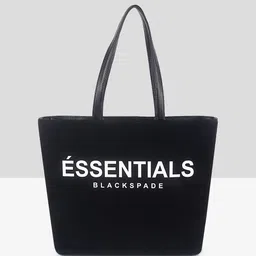 Black Spade Printed Swagger Tote Bag-picture-30