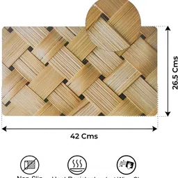 Aura 4-Pcs Beige Printed Fridge Organisers image 3