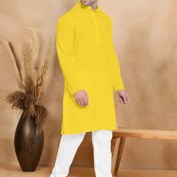 VS MALL Men Regular Kurta with Churidar image 5