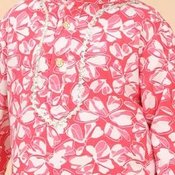Cutiekins Boys Floral Printed Kurta with Pyjama image 4
