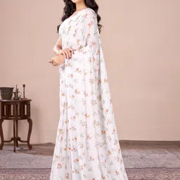 Garden Vareli Floral Printed Pure Georgette Sareee image 2