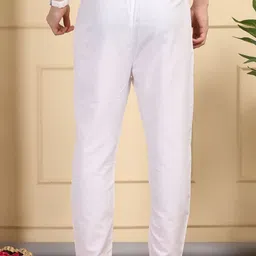 Larwa Men Ethnic Motifs Woven Design Straight Kurta With Pyjama image 4