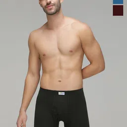 AMUL COMFY Pack Of 3 AssortedPure Cotton Long Trunks - AC-FCTRIE-ASST-S-3PC-picture-18