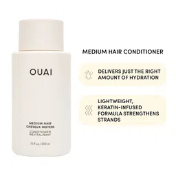 OUAI Set of Medium Hair Shampoo & Conditioner with Babassu & Coconut Oil - 300 ml each image 3