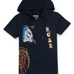 Gini and Jony Boys Printed Hooded T-shirt-picture-31