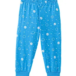 Honeyhap Boys Pure Cotton Typography Printed Night suit image 5