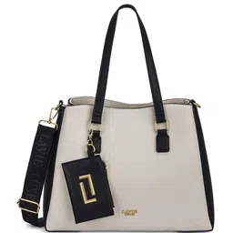 LAVIE LUXE Women Colourblocked Structured Tasselled Shoulder Bag-picture-23
