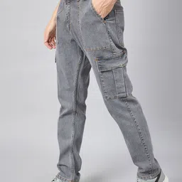 STUDIO NEXX Men Loose Relaxed Fit Stretchable Jeans image 3