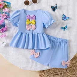 LULU & SKY Girls Embellished Top with Shorts-picture-28