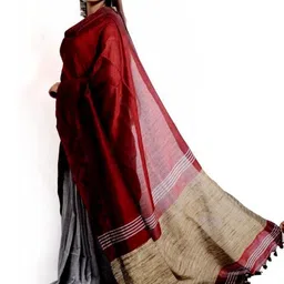 sourav biswas Colourblocked Saree-picture-33