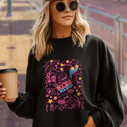 AUSK Women Printed Round Neck Long Sleeve Sweatshirt-picture-30
