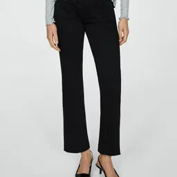 MANGO Women Flared Stretchable Jeans-picture-24