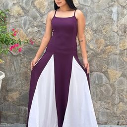 TANDUL Women Wine Maxi Dress-picture-38