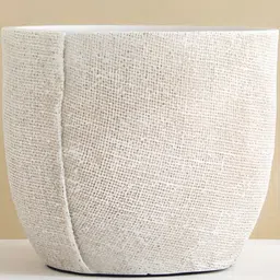 Home Centre Fawn Beige Polyresin Planter image 4