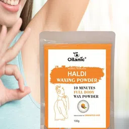 Oilanic Set Of 2 Haldi Hair Waxing Powder - 100 g Each image 4