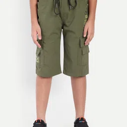 PUPPET-NX Boys Regular Fit Mid-Rise Cotton Cargo Shorts-image-28