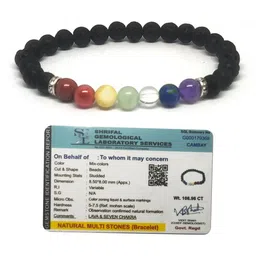 printcorners Set Of 2 Artificial Beaded Elasticated Bracelets image 2