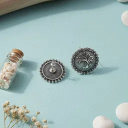 KRENOZ Circular Studs Earrings image 4