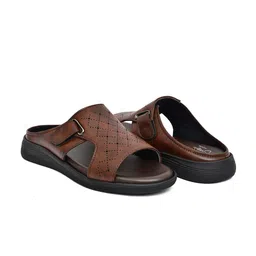 LATWOSCA Men Self Design Synthetic Slip-On image 2