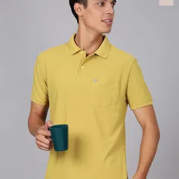 Lux Cozi Men Solid Pack Of 2 Polo Collar Lounge T-shirts-image-68