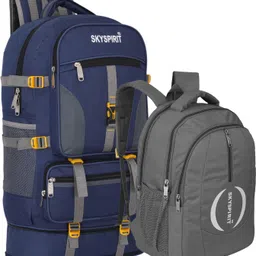 sky spirit Large Rucksack+Backpack Combo | Travel, Trekking & Hiking Bag Set Rucksack - 70 L-picture-17