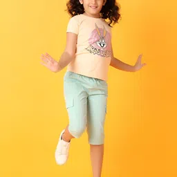 V-Mart Girls Graphic Printed Round Neck Cotton T-Shirt image 4