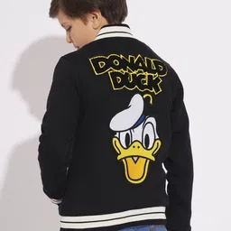 Jack & Jones Junior Boys Varsity Jacket with Patchwork image 5