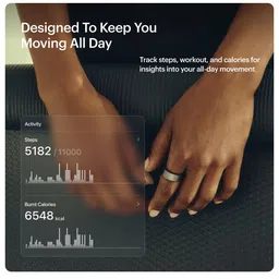 ULTRAHUMAN Unisex Ring AIR Smart Ring - (Size 8) image 2