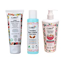 CARET ORGANIC Hybrid Cream Cleanser, Almond Body Lotion & Total Moisture Body Lotion-picture-23