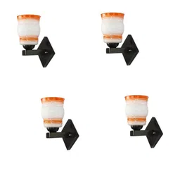 SOMIL Orange Cylinder Glass Wall Lamps-image-36