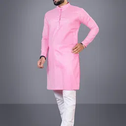Attigo Men Regular Kurta with Pyjamas image 3