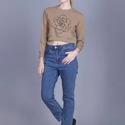 Obaan Women Floral Printed Sweatshirt-image-18