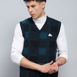 Monte Carlo Men Checked Woollen Pullover-picture-20