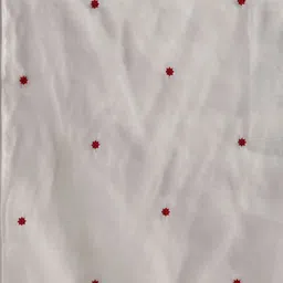 GoSriKi Floral Embroidered Thread Work Anarkali Kurta with Harem Pants & Dupatta image 4