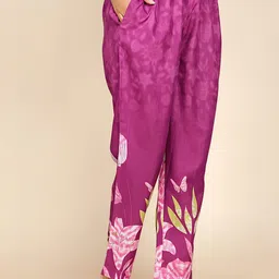 Swibona Printed Shirt Collar Tunic & Trousers Co-Ords image 4