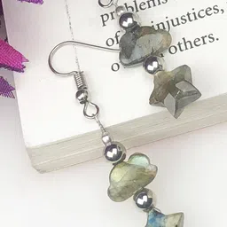 zhupuk Hamdmade Gemstone Labradorite Earrings For W-picture-15