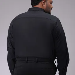 hardsoda by the indian garage co HARDSODA Men Spread Collar Solid  Formal Shirt image 5