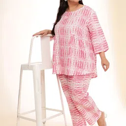 Sztori Printed Pure Cotton Tunic & Trousers Co-Ords-picture-39