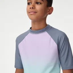 Marks & Spencer Boys Dyed Drop-Shoulder Sleeves T-shirt image 5