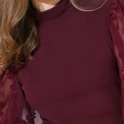 IUGA Puff Sleeve Top image 3